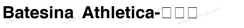 Batesina Athletica字体转换